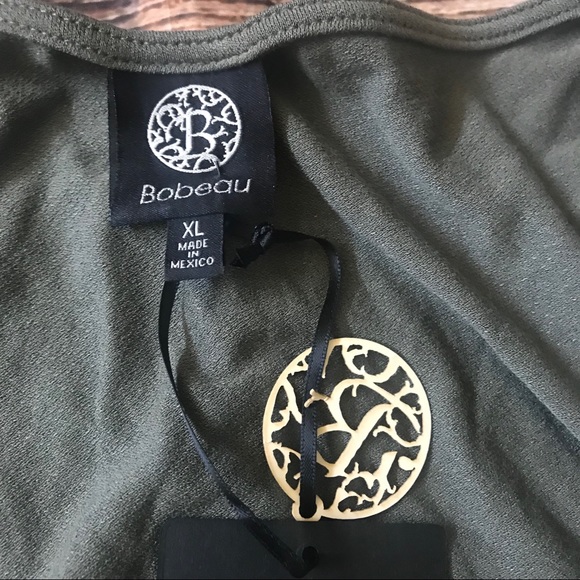 Bobeau Side Knot Ruched Tank Top - Picture 4 of 5